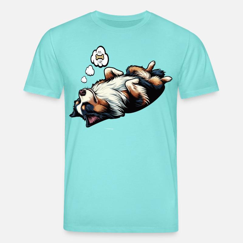 Australian Shepherd Aussie Aussiebesitzer Aussies - Stanley/Stella Unisex Bio-T-Shirt CREATOR  - Poolblau