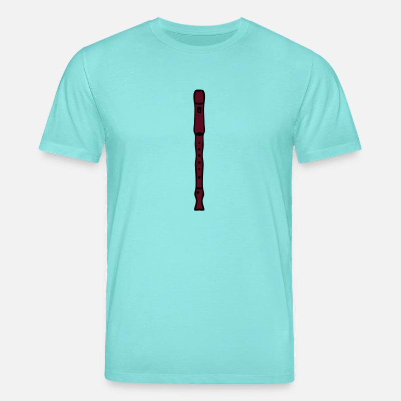 blockflöte - Stanley/Stella Unisex Bio-T-Shirt CREATOR  - Poolblau