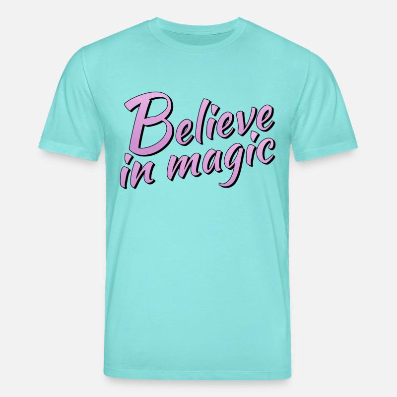 Believe in magic - Stanley/Stella Unisex Bio-T-Shirt CREATOR  - Poolblau