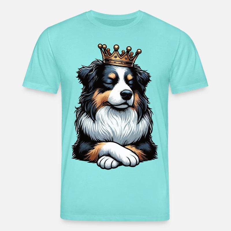 Australian Shepherd Aussie Aussie Owners Aussies - Stanley/Stella CREATOR Unisex Organic T-Shirt - pool blue