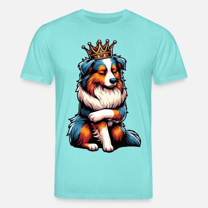 Australian Shepherd Aussie Aussiebesitzer Aussies - Stanley/Stella Unisex Bio-T-Shirt CREATOR  - Poolblau