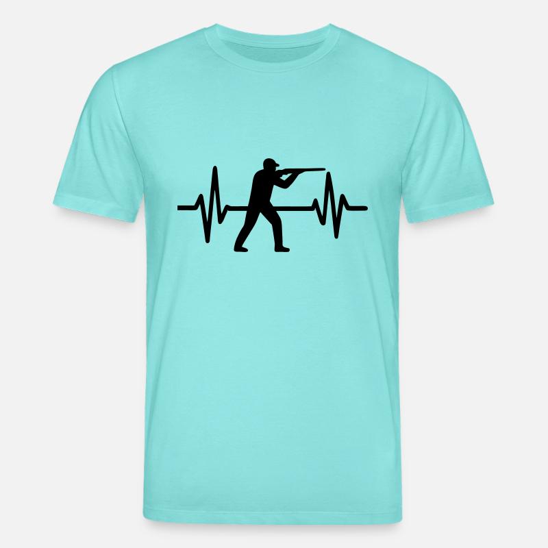 Jagd Herzschlag - Stanley/Stella Unisex Bio-T-Shirt CREATOR  - Poolblau