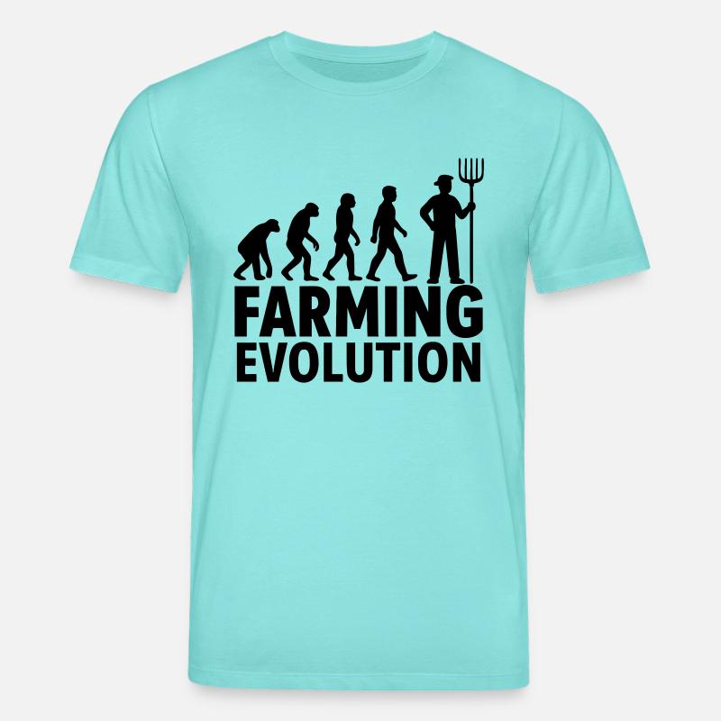 Farming Evolution Agriculture - Stanley/Stella CREATOR Unisex Organic T-Shirt - pool blue