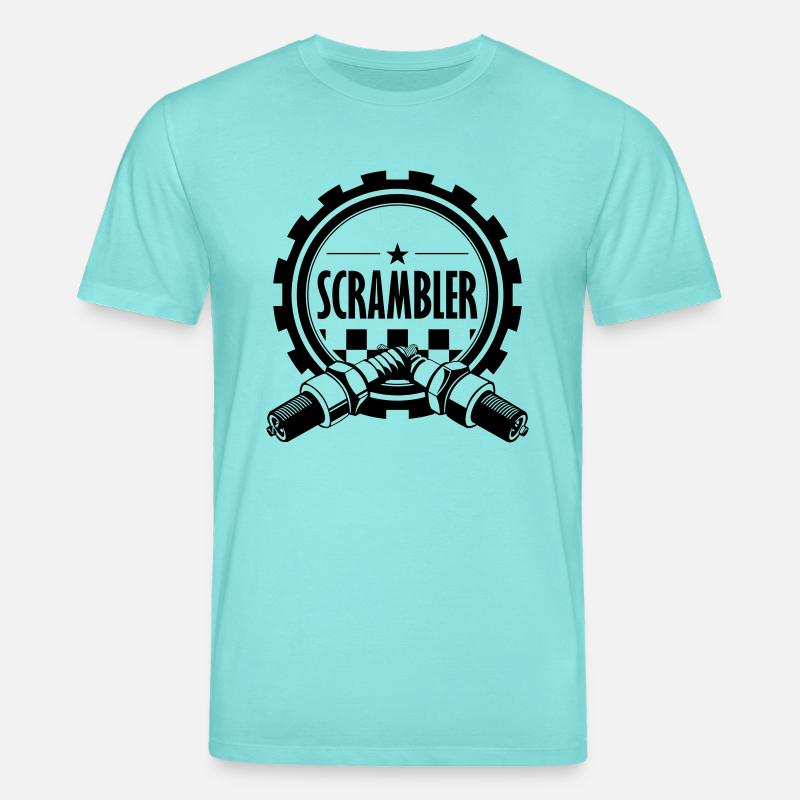 scrambler - Stanley/Stella Unisex Bio-T-Shirt CREATOR  - Poolblau