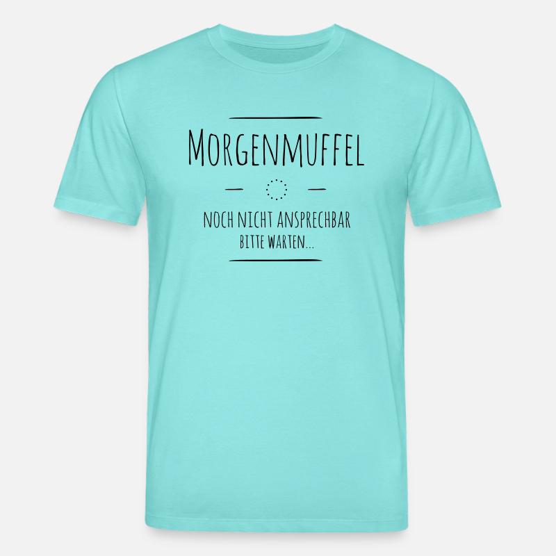 Morgenmuffel - Stanley/Stella Unisex Bio-T-Shirt CREATOR  - Poolblau
