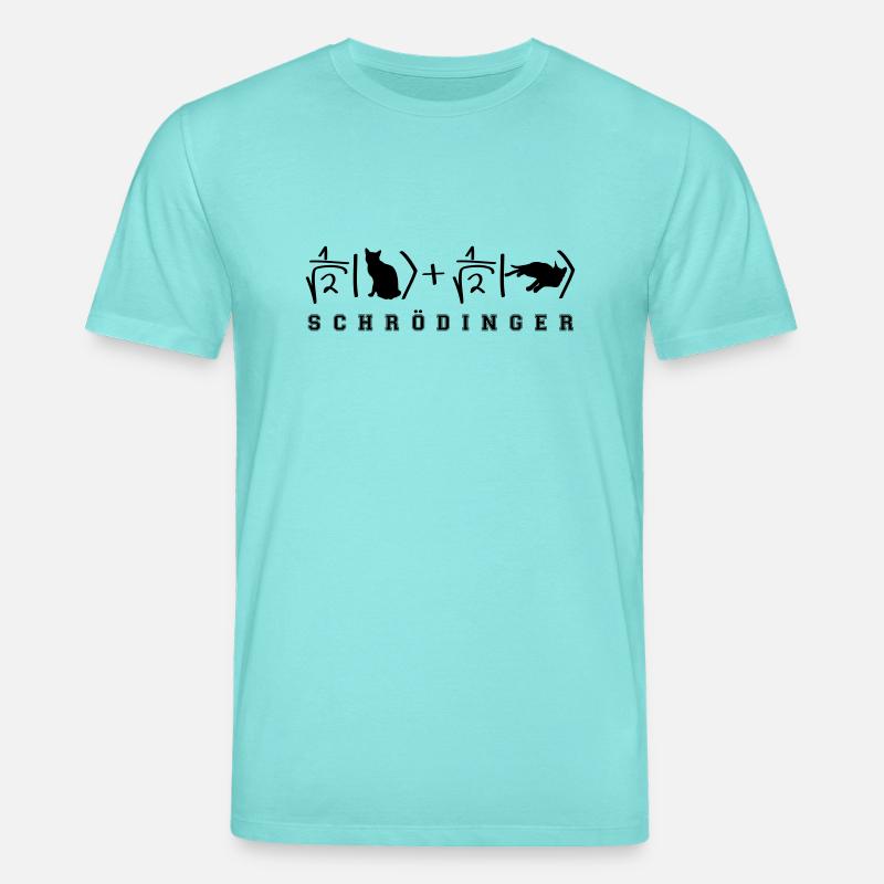 Chat de Schrödinger - T-shirt bio CREATOR Stanley/Stella Unisexe - bleu piscine