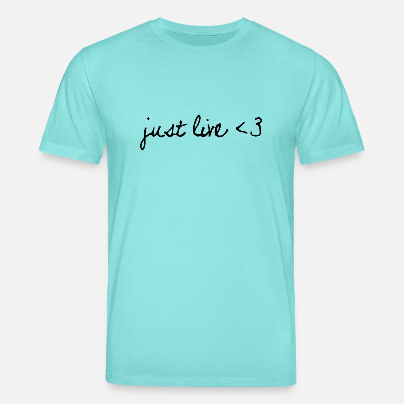 JUST LIVE - Stanley/Stella Unisex Bio-T-Shirt CREATOR  - Poolblau
