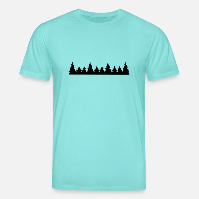 Bäume - Stanley/Stella Unisex Bio-T-Shirt CREATOR  - Poolblau