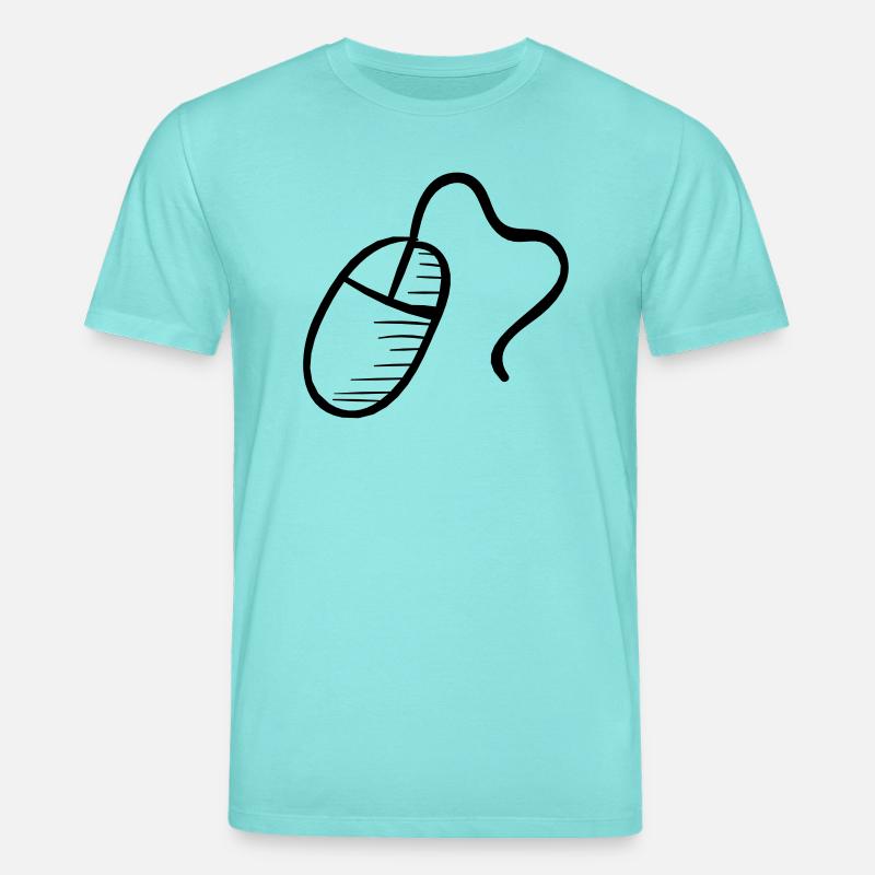 Computer Mouse - T-shirt bio CREATOR Stanley/Stella Unisexe - bleu piscine