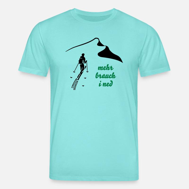 mbin Skitour - Stanley/Stella Unisex Bio-T-Shirt CREATOR  - Poolblau