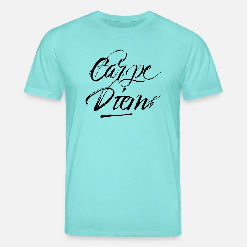 Carpe Diem - Stanley/Stella Unisex Bio-T-Shirt CREATOR  - Poolblau