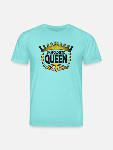 Unapologetic Queen - Stanley/Stella CREATOR Unisex Organic T-Shirt - pool blue