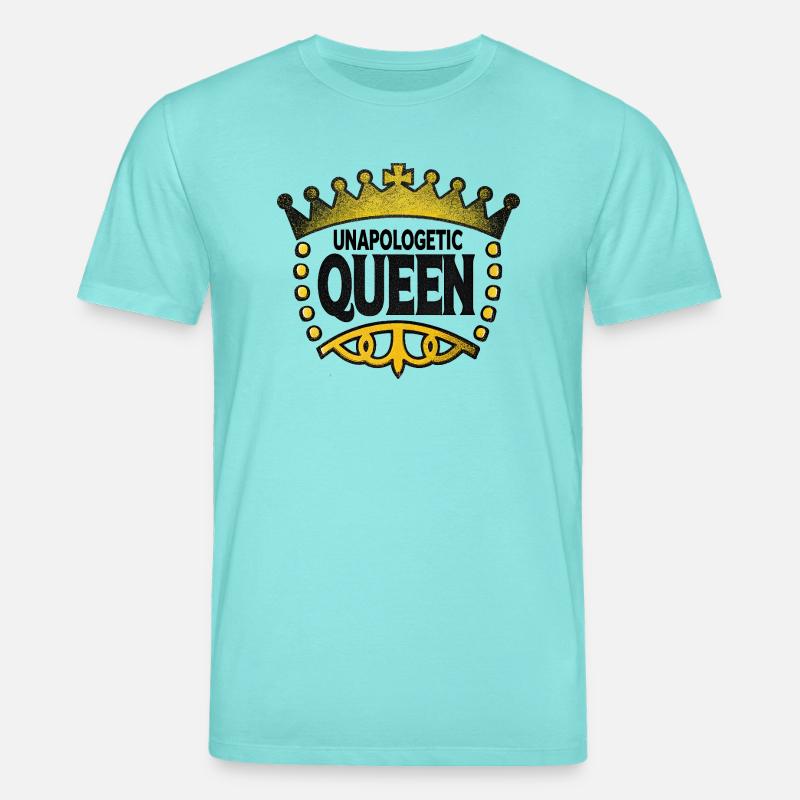 Unverfrorene Königin - Stanley/Stella Unisex Bio-T-Shirt CREATOR - Poolblau
