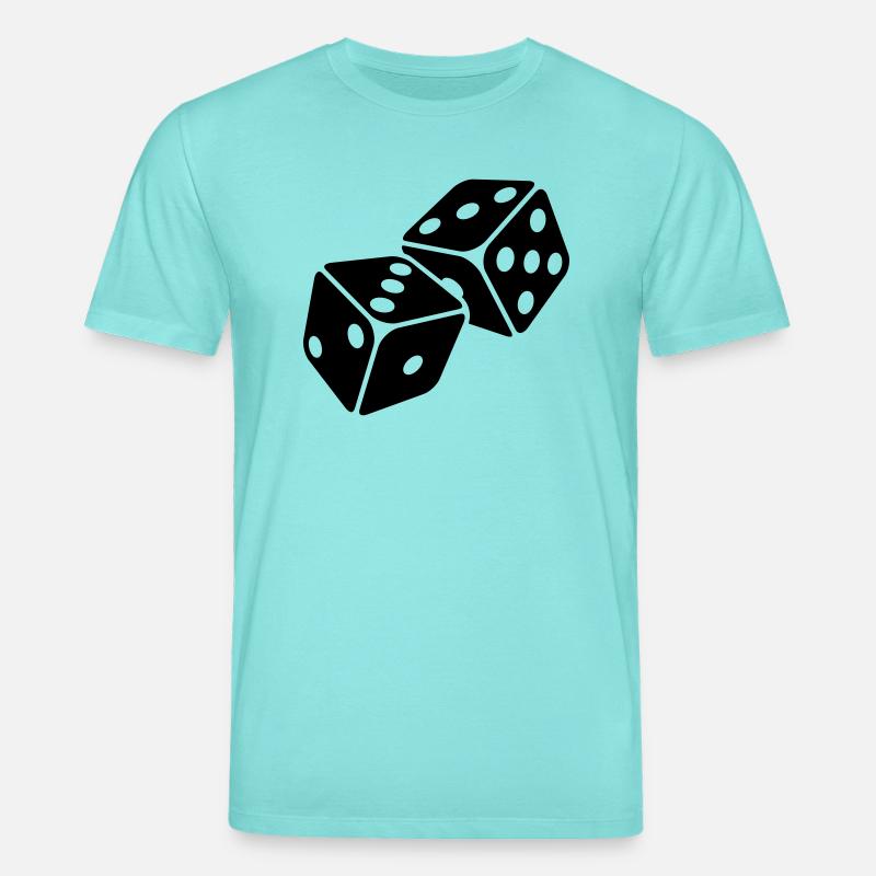 Würfel 3er Pasch - Dreierpasch - Stanley/Stella Unisex Bio-T-Shirt CREATOR  - Poolblau