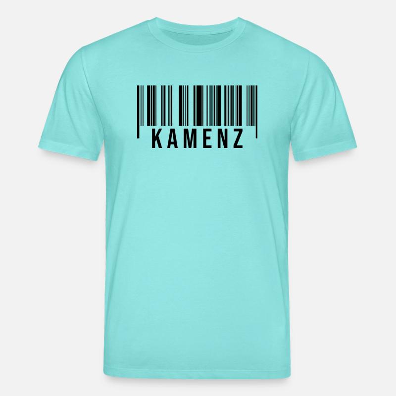Kamenz Strichcode - Stanley/Stella Unisex Bio-T-Shirt CREATOR  - Poolblau