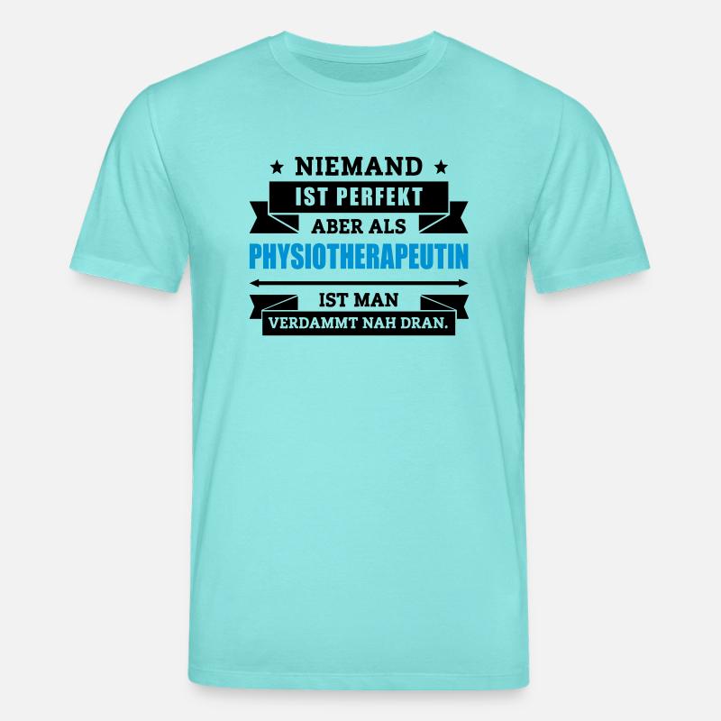 Fun Physiotherapeutin - Stanley/Stella Unisex Bio-T-Shirt CREATOR - Poolblau