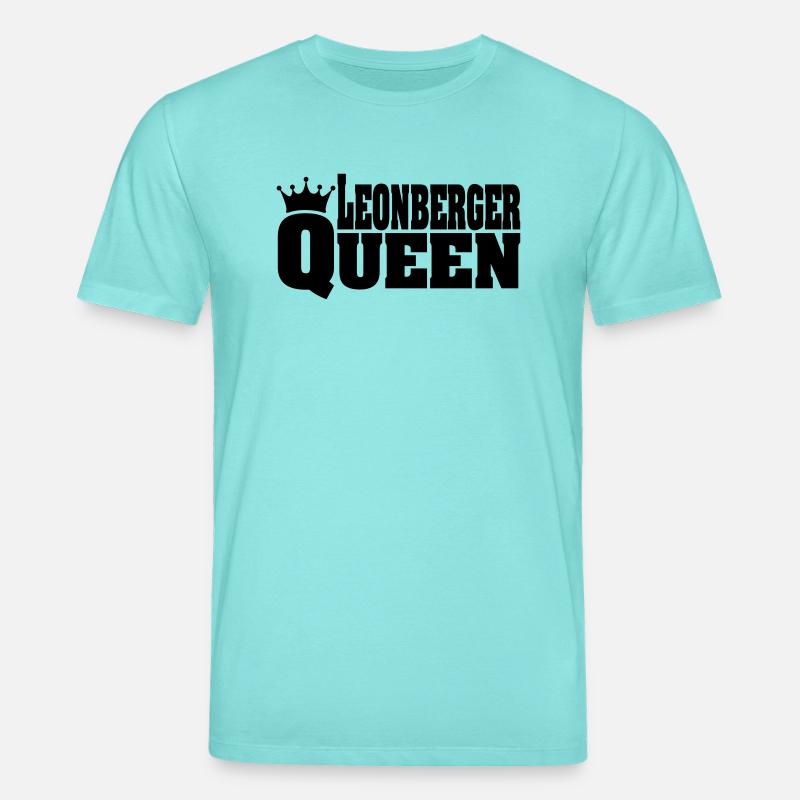 LEONBERGER QUEEN - Stanley/Stella Unisex Bio-T-Shirt CREATOR - Poolblau
