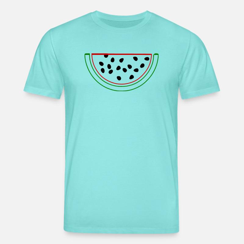 Melon pastèque - T-shirt bio CREATOR Stanley/Stella Unisexe - bleu piscine