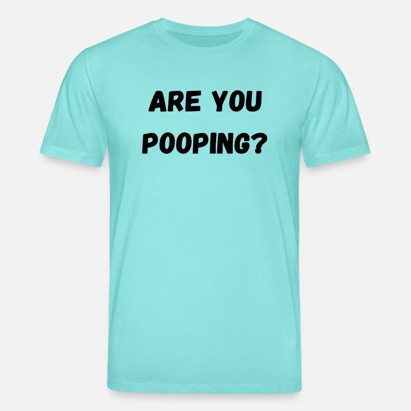 arr tu fais caca - T-shirt bio CREATOR Stanley/Stella Unisexe - bleu piscine