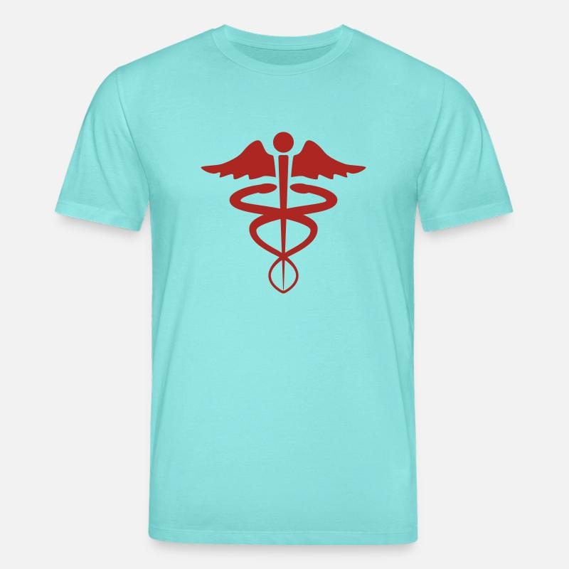 aeskulap_2 - Stanley/Stella Unisex Bio-T-Shirt CREATOR  - Poolblau