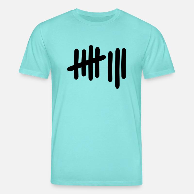 8 - Nummer - Stanley/Stella Unisex Bio-T-Shirt CREATOR  - Poolblau