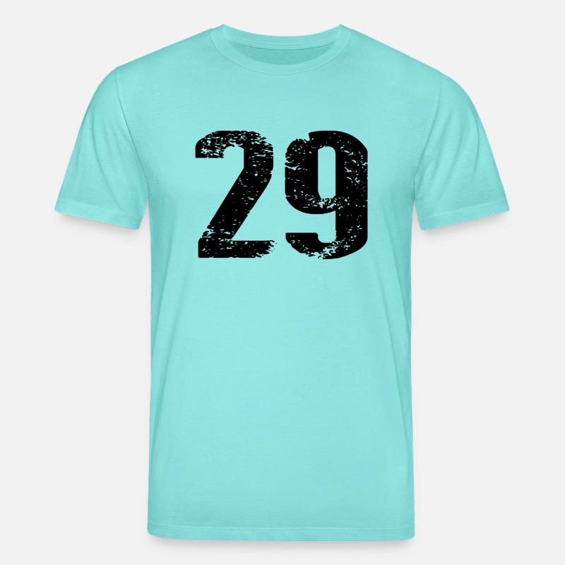 Maillot à 29 numéros - T-shirt bio CREATOR Stanley/Stella Unisexe - bleu piscine