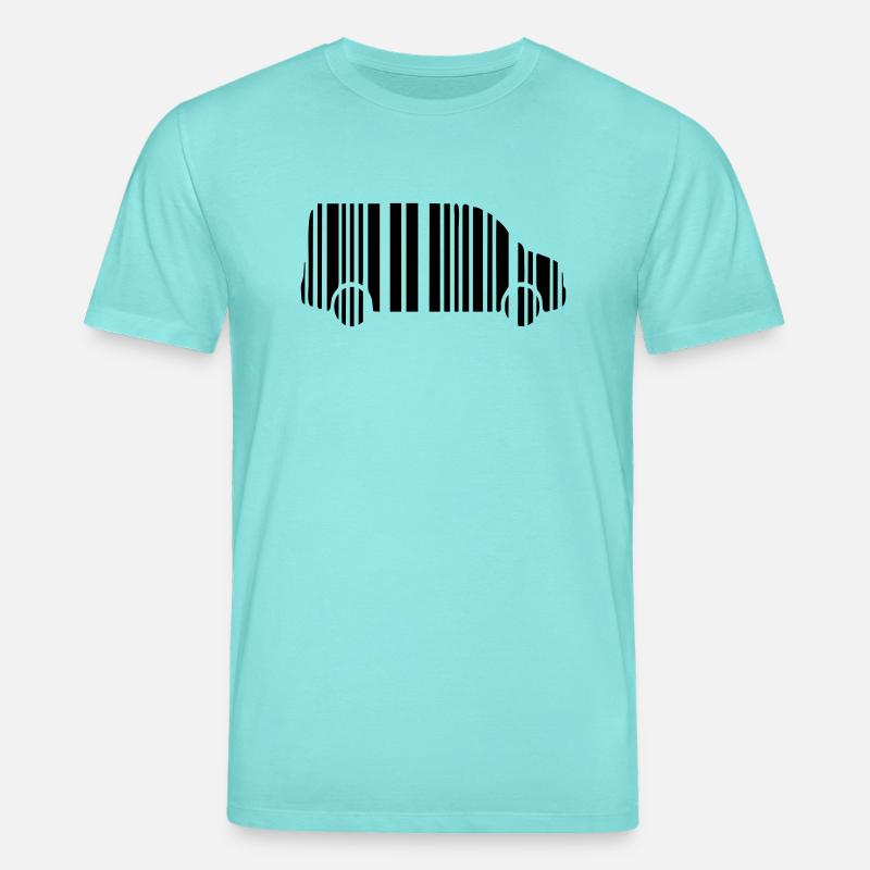 camper van strichcode - Stanley/Stella Unisex Bio-T-Shirt CREATOR  - Poolblau