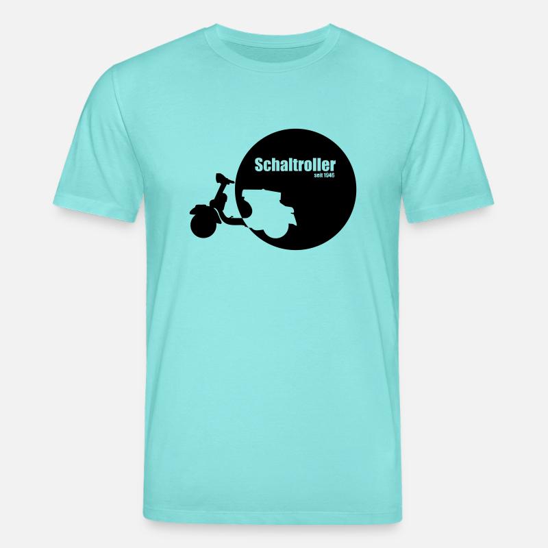 Schaltroller seit 1946 - Stanley/Stella Unisex Bio-T-Shirt CREATOR  - Poolblau