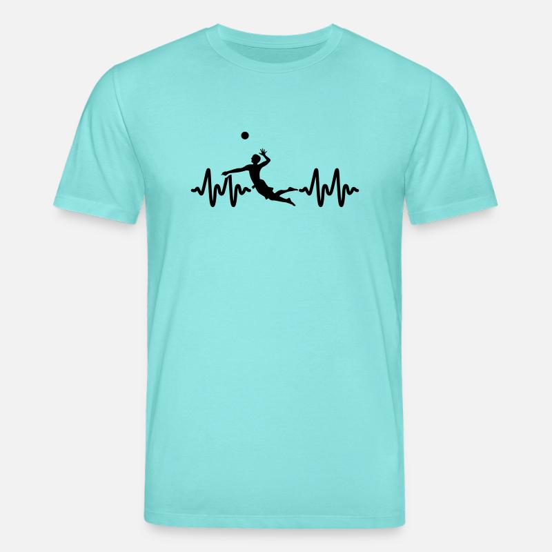 beach volley - Stanley/Stella Unisex Bio-T-Shirt CREATOR  - Poolblau