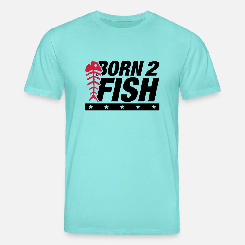 born_2_fish_wo2 - Stanley/Stella Unisex Bio-T-Shirt CREATOR  - Poolblau