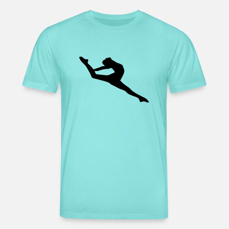 Vector Ballet dancer Silhouette - Stanley/Stella CREATOR Unisex Organic T-Shirt - pool blue
