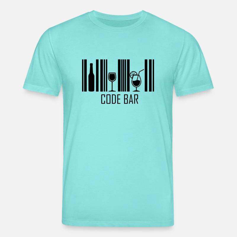 Code-Leiste - Stanley/Stella Unisex Bio-T-Shirt CREATOR  - Poolblau