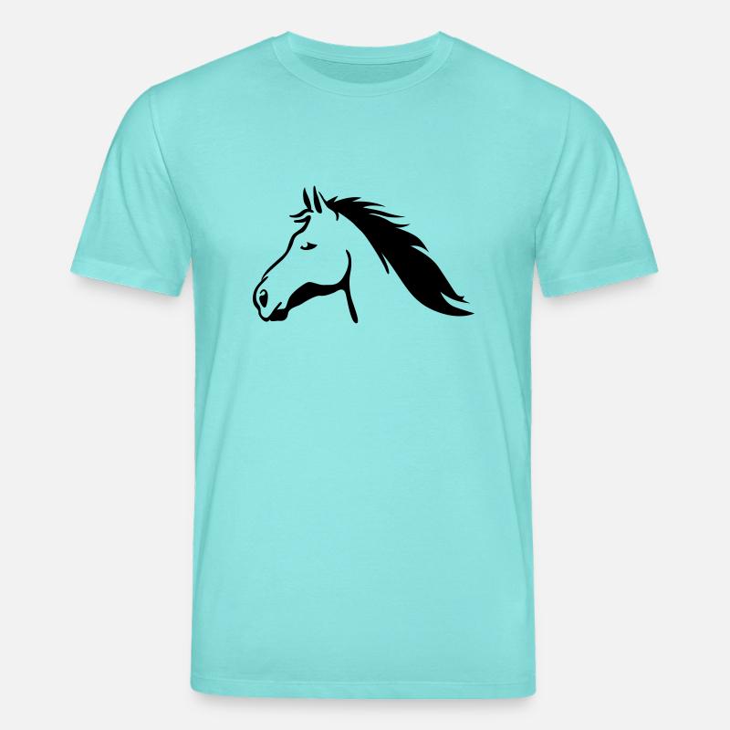 Pferd - Stanley/Stella Unisex Bio-T-Shirt CREATOR - Poolblau
