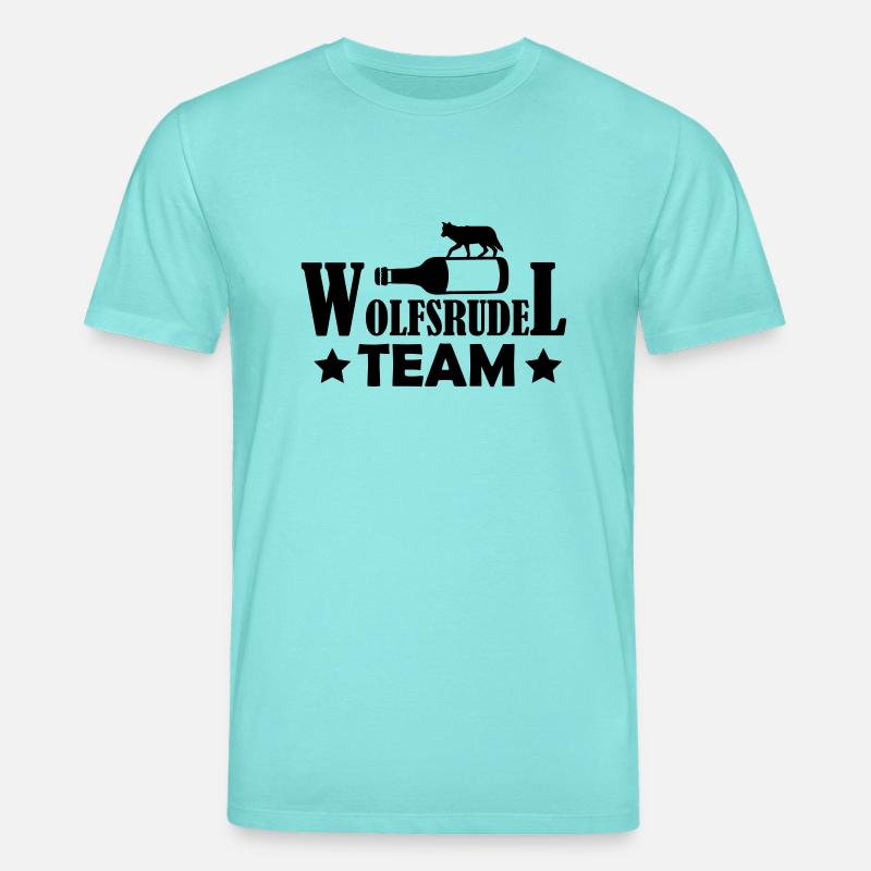 wolfsrudel_team_01 - Stanley/Stella Unisex Bio-T-Shirt CREATOR  - Poolblau