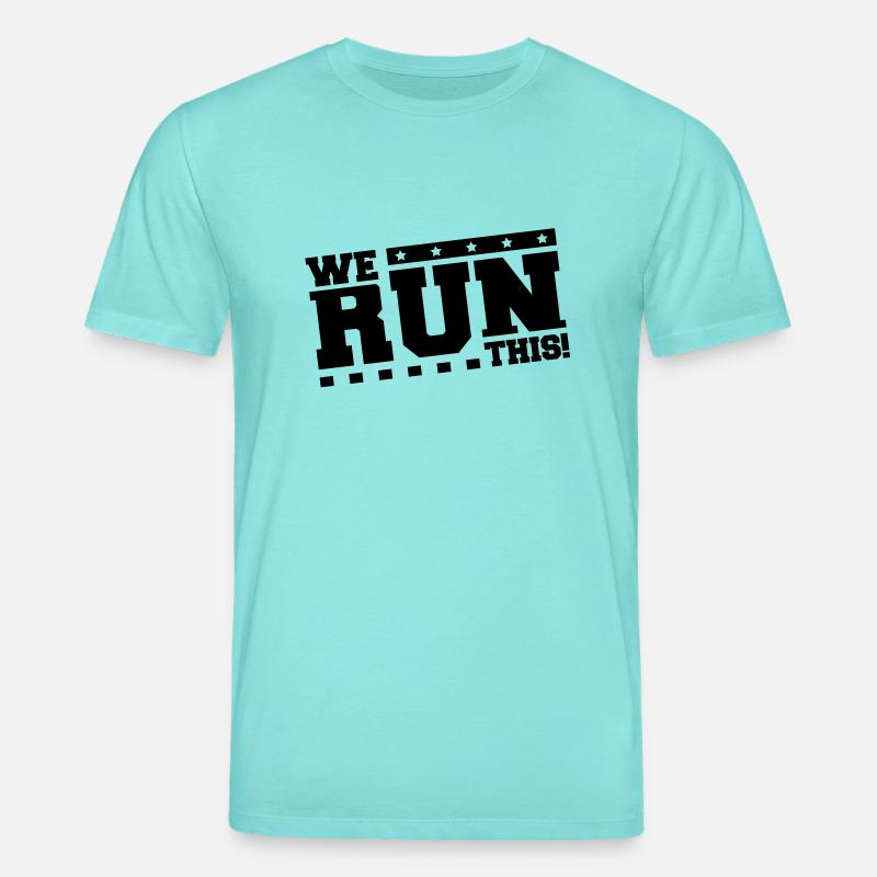 we_run_this_tk1 - Stanley/Stella Unisex Bio-T-Shirt CREATOR  - Poolblau