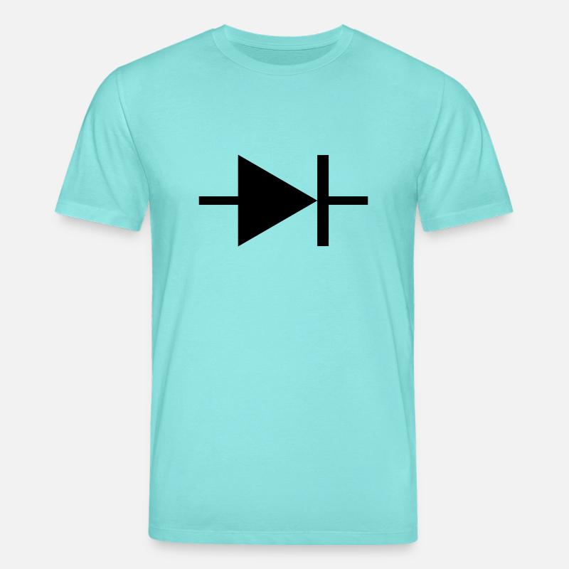Diode Schaltzeichen - Stanley/Stella Unisex Bio-T-Shirt CREATOR  - Poolblau