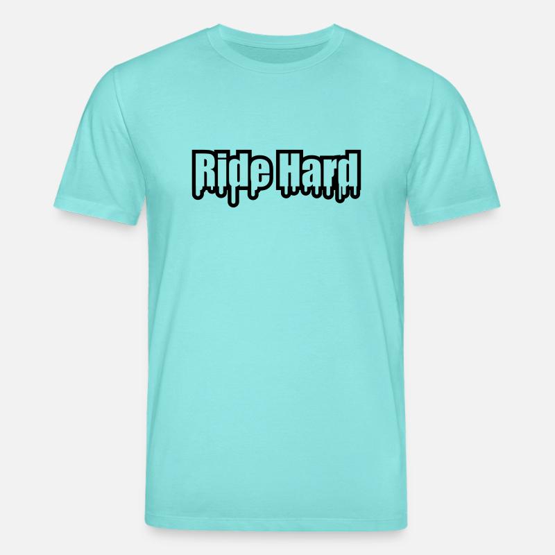 Ride Hard Graffiti - Stanley/Stella Unisex Bio-T-Shirt CREATOR  - Poolblau