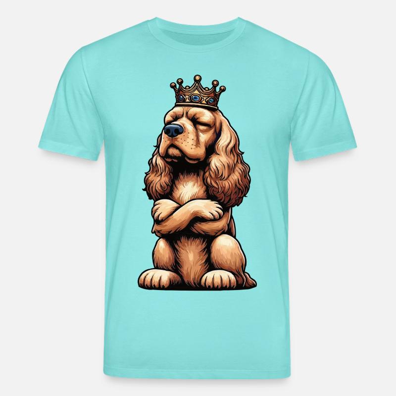 Cocker Spaniel Cockerhund Cocker Spaniel Besitzer - Stanley/Stella Unisex Bio-T-Shirt CREATOR  - Poolblau