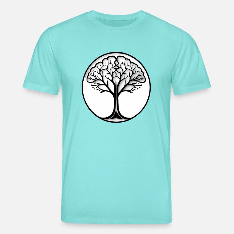 Brain Tree Logo - Mezmerizing Design - Stanley/Stella Unisex Bio-T-Shirt CREATOR  - Poolblau