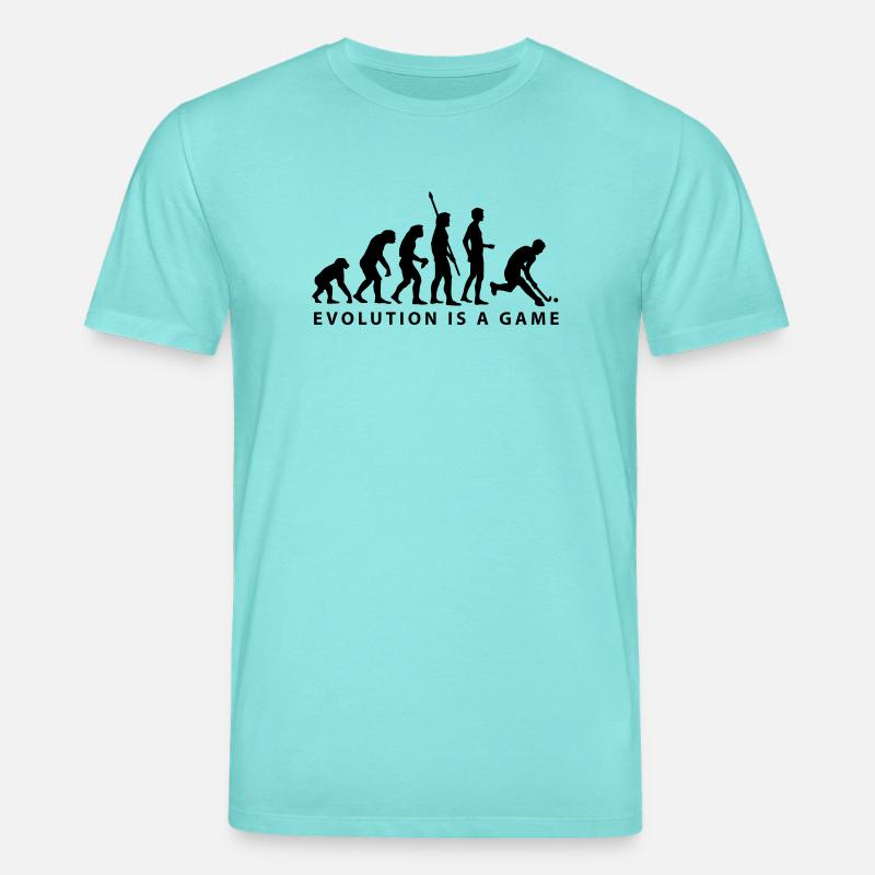 evolution_herren_hockey_b_1c - T-shirt bio CREATOR Stanley/Stella Unisexe - bleu piscine