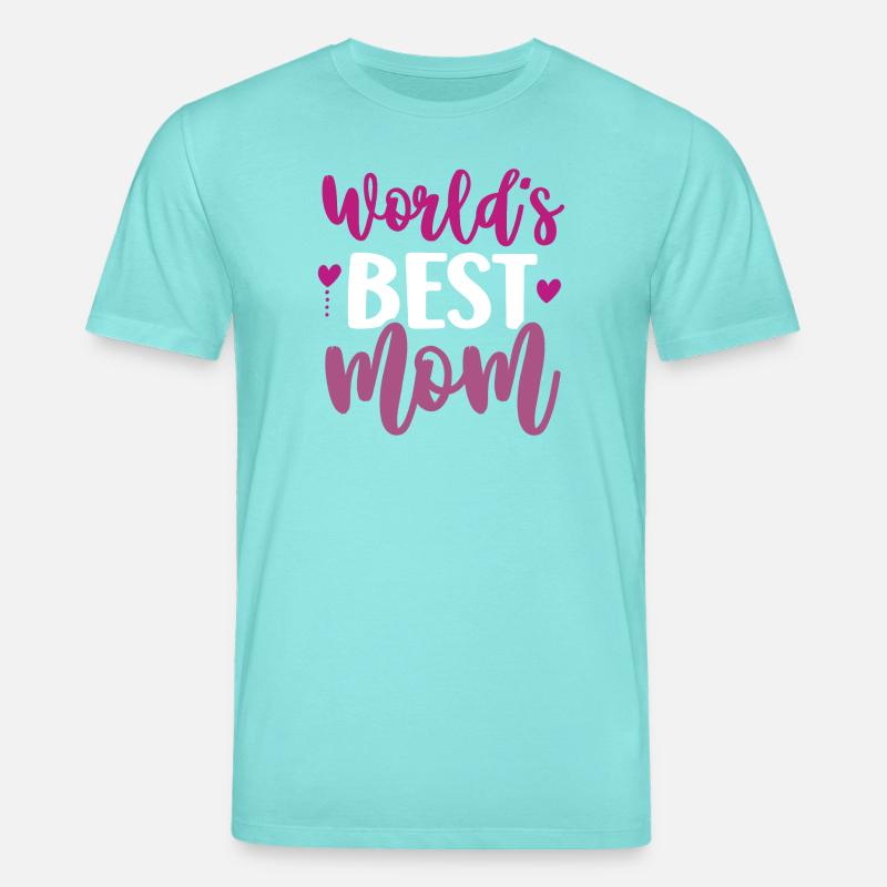 Die beste Mutter der Welt - Stanley/Stella Unisex Bio-T-Shirt CREATOR  - Poolblau