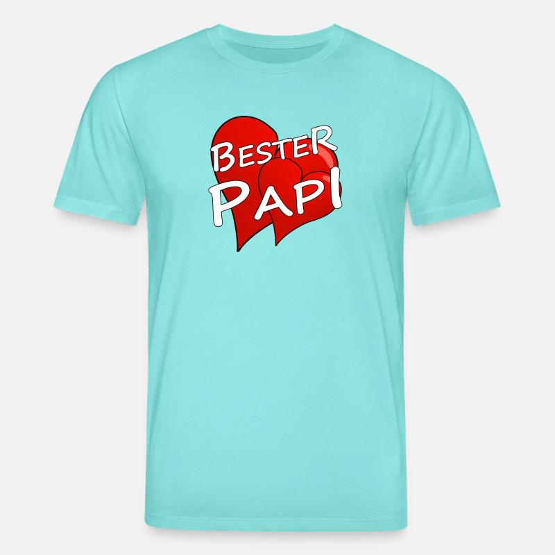 BESTER PAPI - Stanley/Stella Unisex Bio-T-Shirt CREATOR  - Poolblau