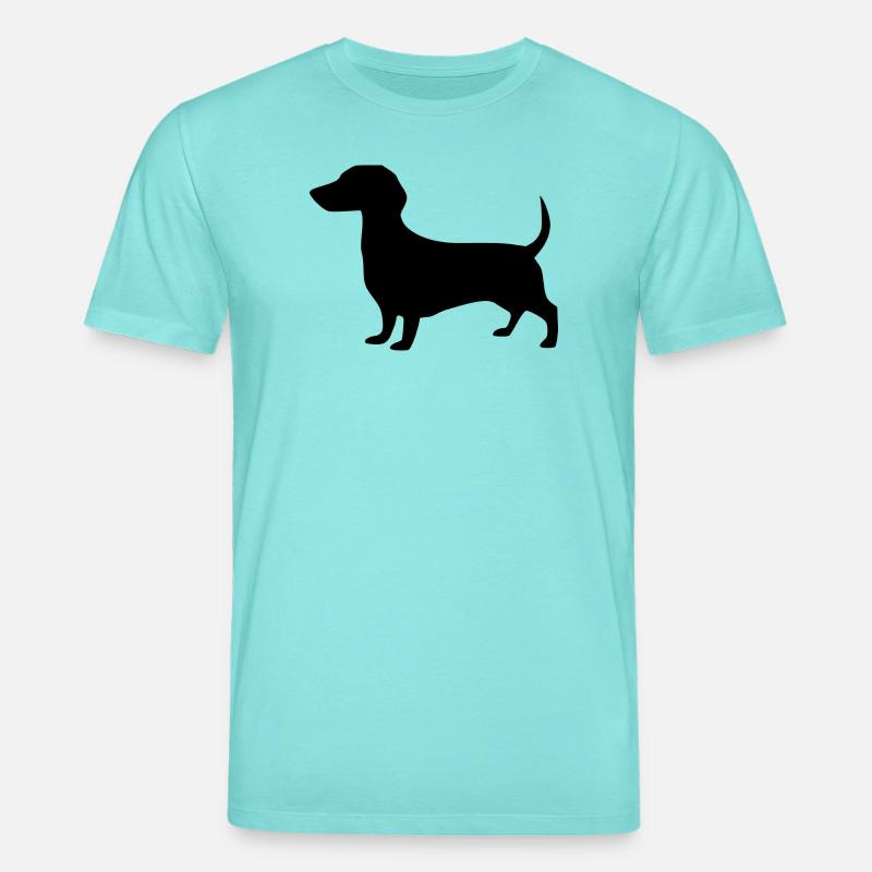 Dachshund Chien Cadeau Amant du teckel - T-shirt bio CREATOR Stanley/Stella Unisexe - bleu piscine