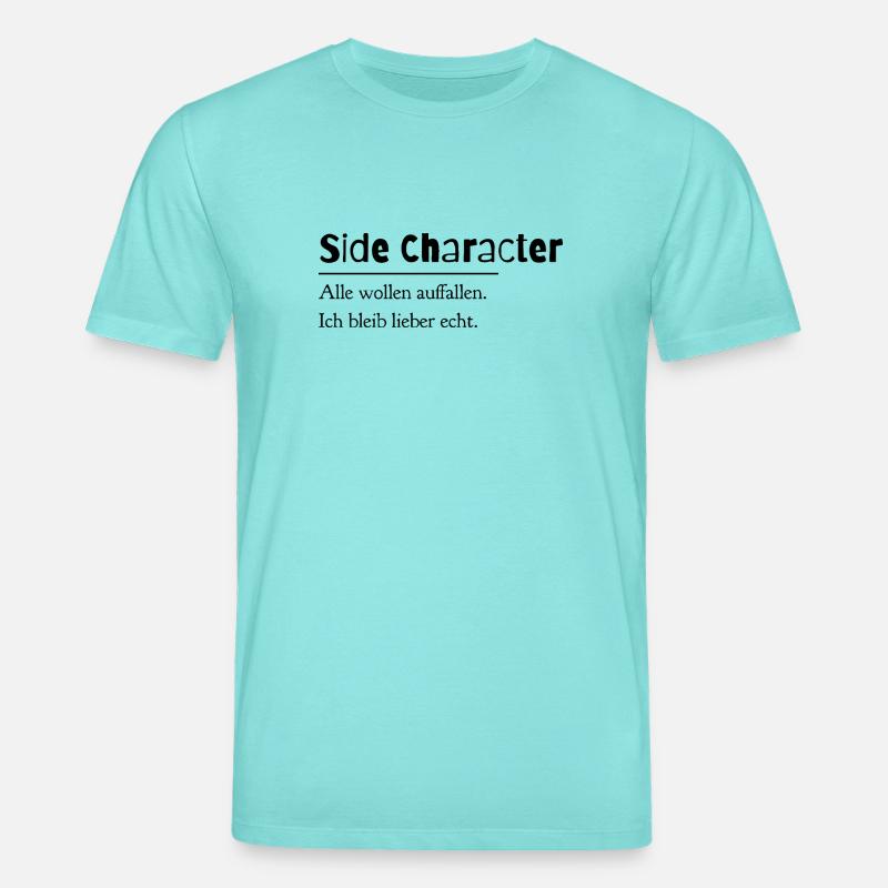 Side Character - Stanley/Stella Unisex Bio-T-Shirt CREATOR  - Poolblau