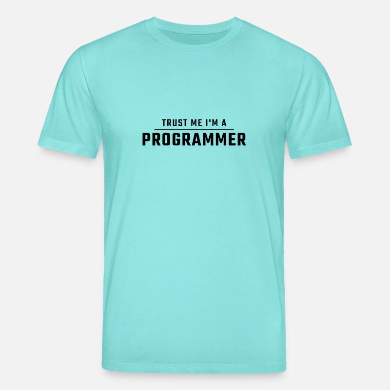 Croyez-moi, je suis programmeur. - T-shirt bio CREATOR Stanley/Stella Unisexe - bleu piscine