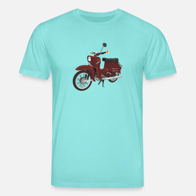 Simson Schwalbe - Stanley/Stella Unisex Bio-T-Shirt CREATOR  - Poolblau