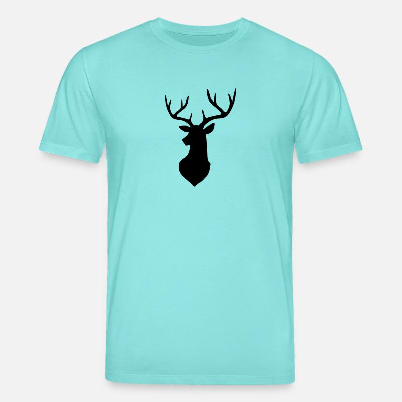 Hirsch - Stanley/Stella Unisex Bio-T-Shirt CREATOR  - Poolblau
