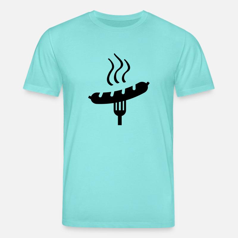 wurst_grill_ak1 - Stanley/Stella Unisex Bio-T-Shirt CREATOR  - Poolblau