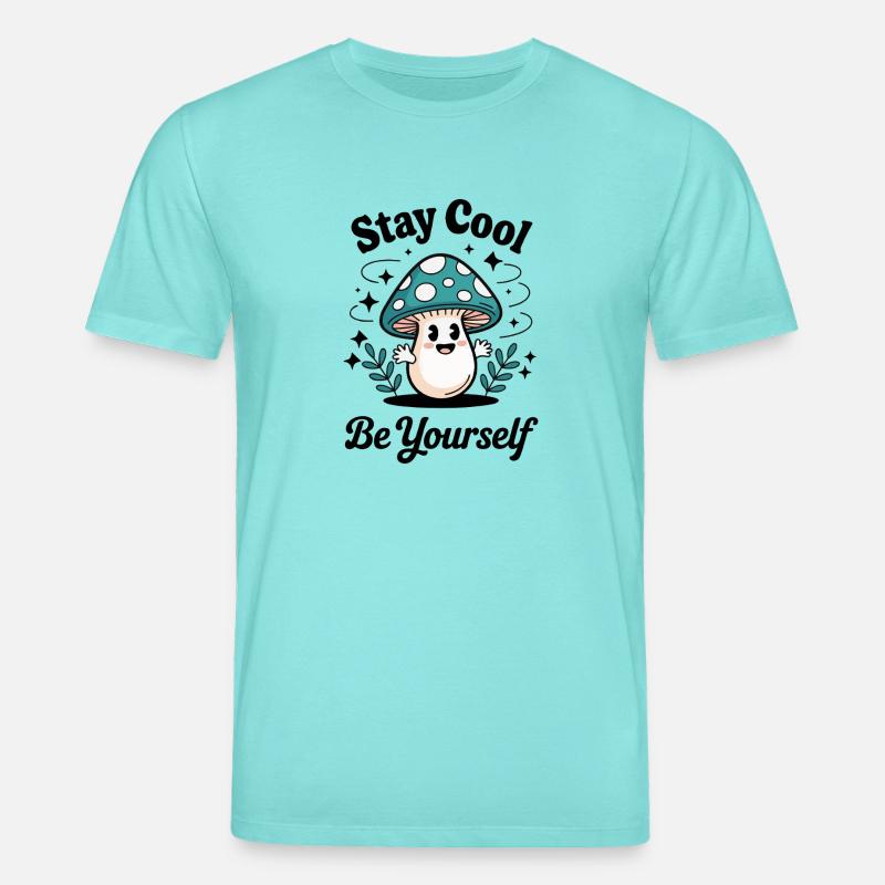 SEI DU SELBST - Stanley/Stella Unisex Bio-T-Shirt CREATOR  - Poolblau