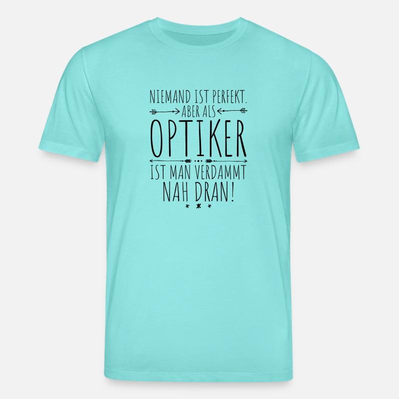 Optiker perfekt - Stanley/Stella Unisex Bio-T-Shirt CREATOR  - Poolblau